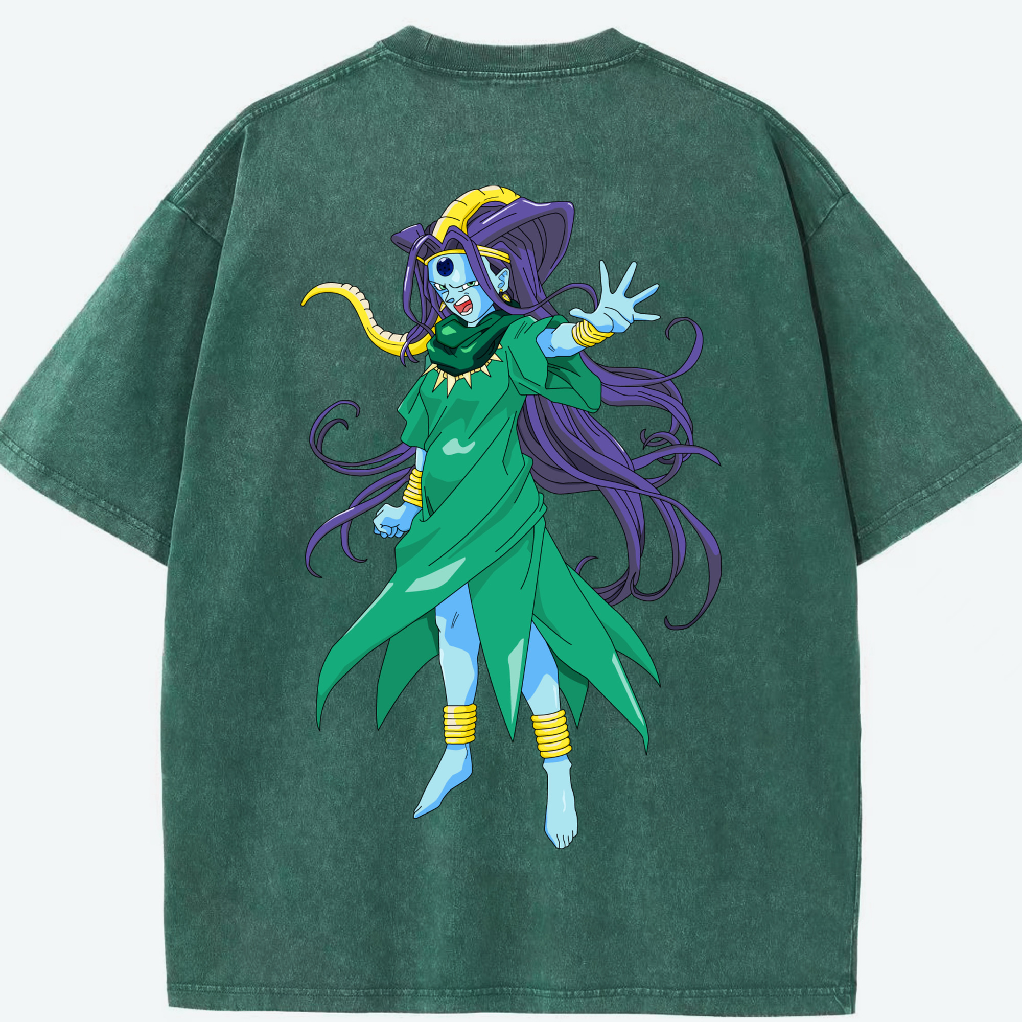 （画像用） ドラゴンボール DRAGON BALL 綿100% ヴィンテージ風 半袖Tシャツ（背面プリント）